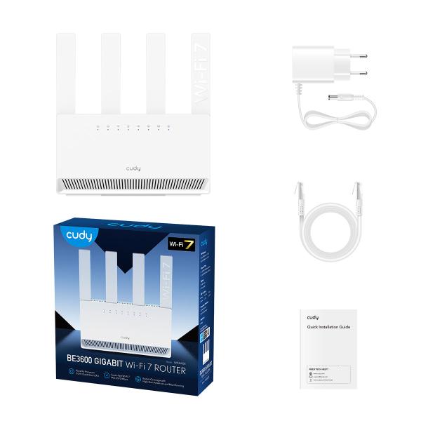 CUDY WR3600E BE3600 Gigabit Wi-Fi 7 Router