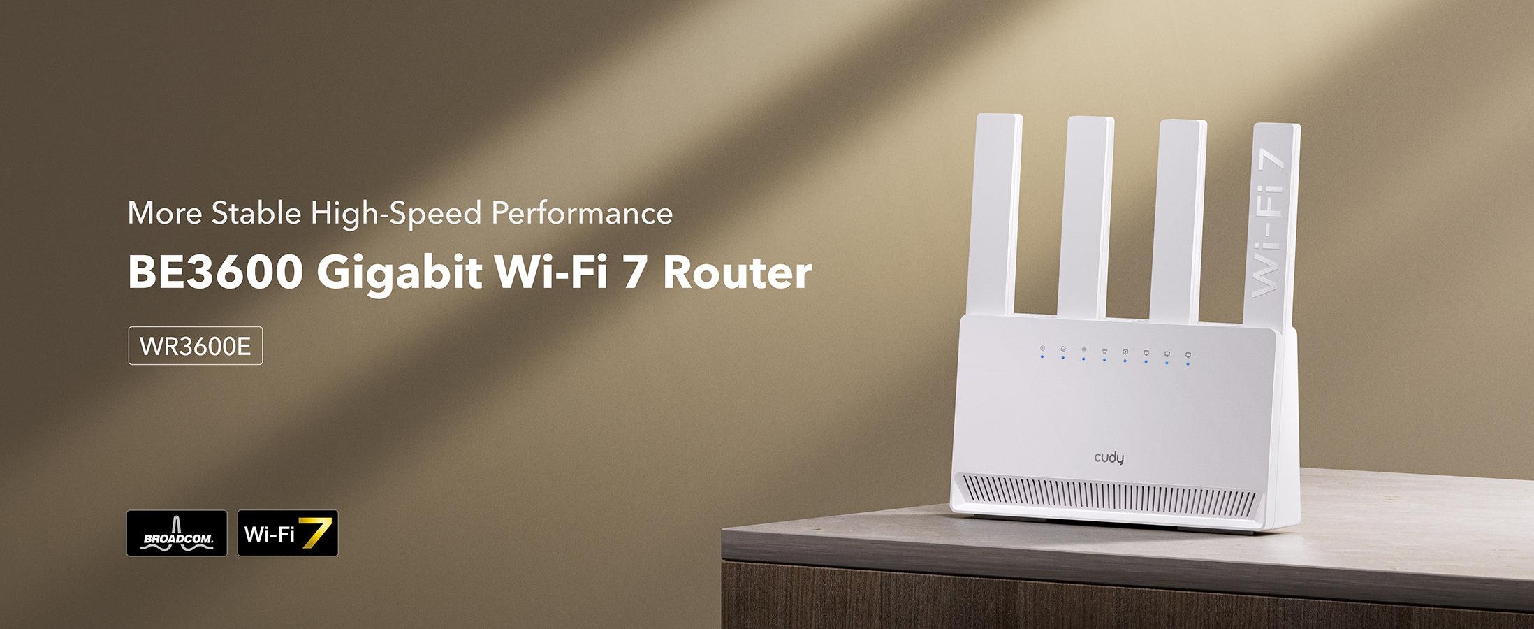CUDY WR3600E BE3600 Gigabit Wi-Fi 7 Router